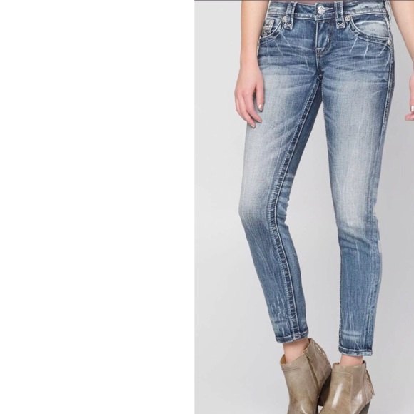 Rock Revival Vien Ankle Skinny Jeans Denim 25 fits more like 24 - Picture 2 of 11